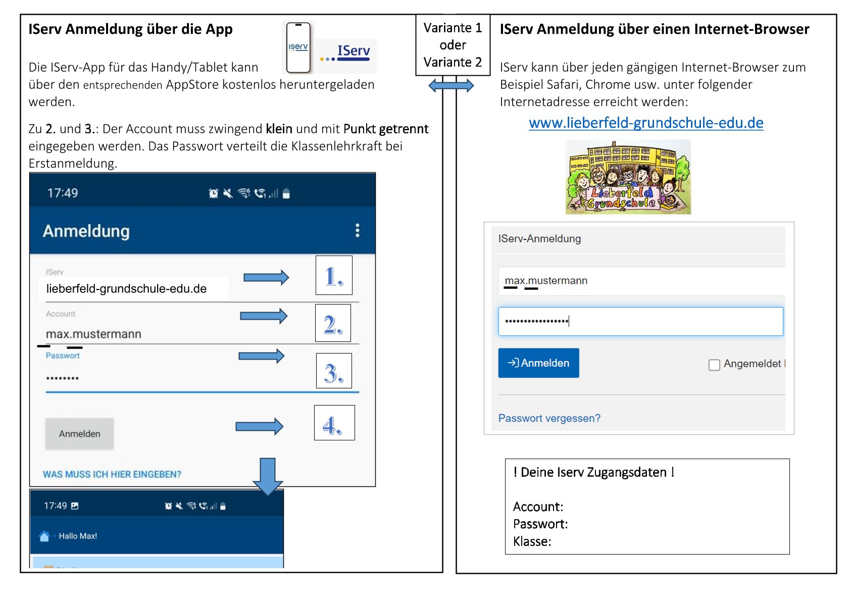 Iserv Login neu Homepage Lieberfeld